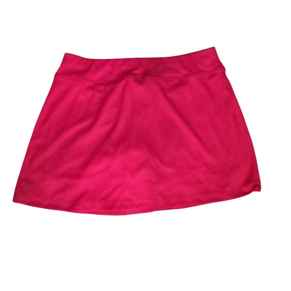 SmashGal Pink Waffle Knit Athletic Skort Tennis Golf Skirt Womens Large L USA